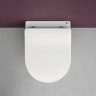 Комплект унитаза Ceramicanova Play CN3001 с инсталляцией Alcaplast Sadromodul AM101/1120-3:1 RU M71-0001 с сиденьем Микролифт и клавишей смыва Хром фаянс подвесной