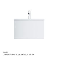 Тумба под раковину AM.PM Gem 60 M90FHX06021WG подвесная Белая МДФ / ЛДСП