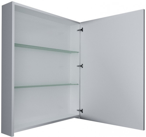 Зеркальный шкаф 1MarKa Соната 60 Белый глянцевый МДФ / ЛДСП, стекло