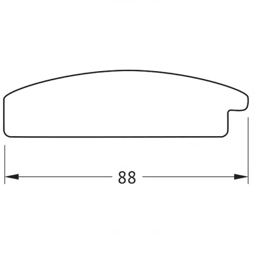 Зеркало Evoform Octagon 61x61 BY 7404 в багетной раме - Серебряная кольчуга 88 мм