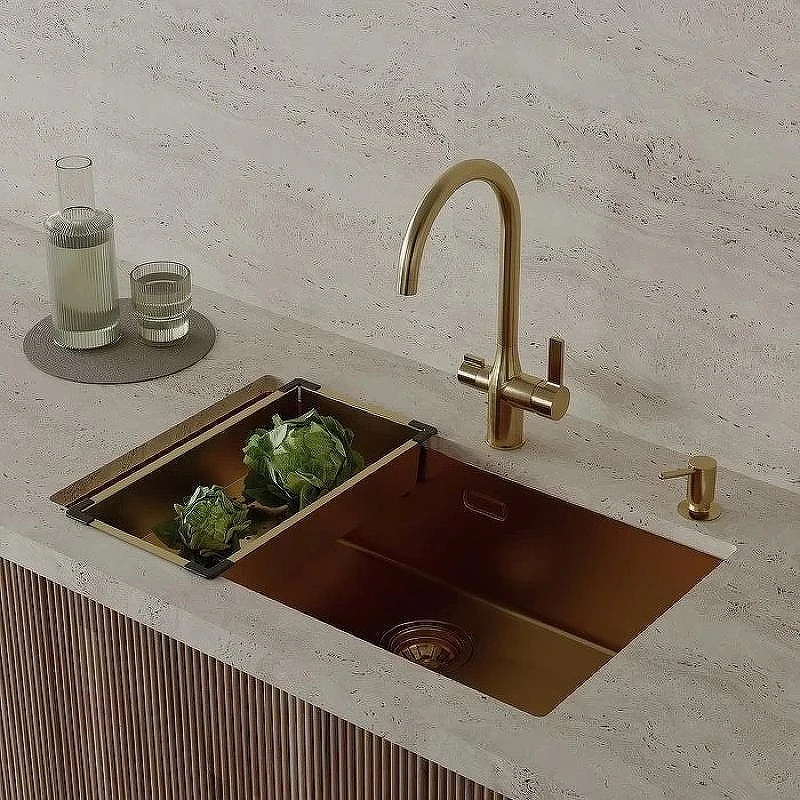 Коландер Iddis Kitchen Line KOL23MGi59 Золото матовое