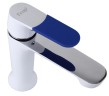 Смеситель для раковины Frap H34 F1034 Белый Хром латунь