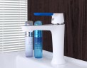 Смеситель для раковины Frap H34 F1034 Белый Хром латунь