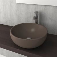 Раковина-чаша Bocchi Roma Vessel 45 1119-025-0125 Кофейная матовая фарфор накладная