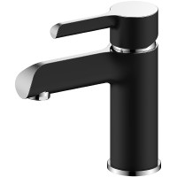 Смеситель для раковины Gappo G03-6 G1003-6 Черный матовый Хром латунь