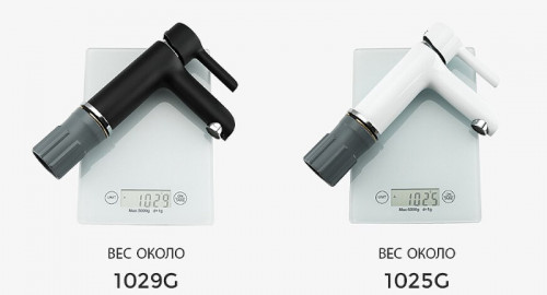 Смеситель для раковины Gappo G03-6 G1003-6 Черный матовый Хром латунь