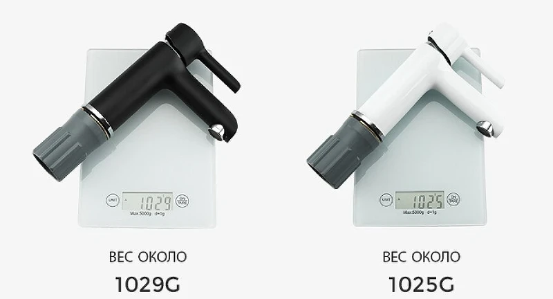 Смеситель для раковины Gappo G03-6 G1003-6 Черный матовый Хром латунь