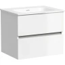 Тумба под раковину Sancos Urban 60 UR60W подвесная Белый глянец МДФ / ЛДСП