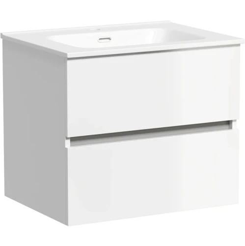 Тумба под раковину Sancos Urban 60 UR60W подвесная Белый глянец МДФ / ЛДСП