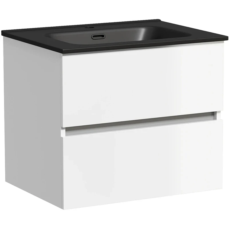 Тумба под раковину Sancos Urban 60 UR60W подвесная Белый глянец МДФ / ЛДСП
