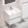 Тумба под раковину Sancos Urban 60 UR60W подвесная Белый глянец МДФ / ЛДСП