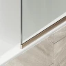 Шторка на ванну Maybah Glass MGV-131-2у 340x1400 в узком профиле Бронза стекло прозрачное