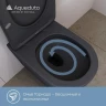 Унитаз Aqueduto Ovo Tornado OVOT2140 подвесной цвет Черный матовый с сиденьем Микролифт
