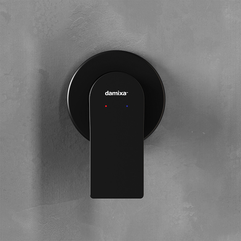 Смеситель для душа Damixa Apollo 477500300 Черный матовый латунь встраиваемый