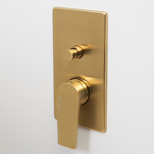 Смеситель для душа WasserKRAFT Aisch 5561 Золото матовое латунь встраиваемый