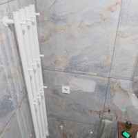 Электрический полотенцесушитель Altasan АргоЛюкс 120х21 АргоЛюкс12021БМ Белый матовый нержавеющая сталь
