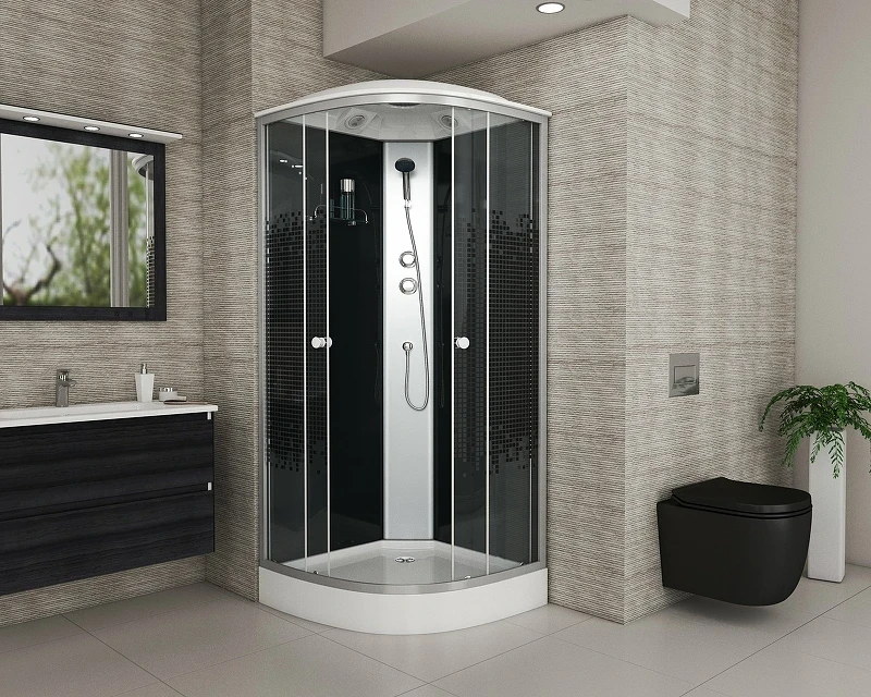 Душевая кабина Niagara Eco 90x90 NG-4501-14BLACK без гидромассажа