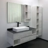 Тумба с раковиной Comforty Прага 120 00-00014833 подвесная Дуб белый