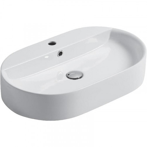 Раковина Kerasan Ciotola 65 028501*1 Белая фарфор накладная