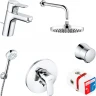 Комплект смесителей Kludi Pure Easy 376300565 Хром латунь