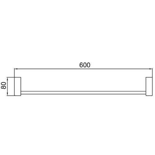 Полотенцедержатель Frap F30601 цвет Хром