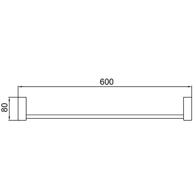 Полотенцедержатель Frap F30601 цвет Хром