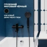 Смеситель для ванны РМС SUS124BL-009E цвет Черный матовый