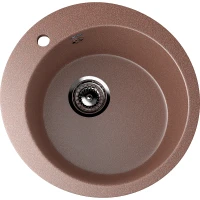 Кухонная мойка Ulgran Classic U-405-307 Терракот искусственный камень (литьевой мрамор) встраиваемый