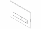 Клавиша смыва BelBagno Marmi BB012-MR-NERO.M Черная матовая
