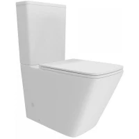 Унитаз компакт WellWant Aura WWUN2113WS цвет Белый с бачком и сиденьем Микролифт