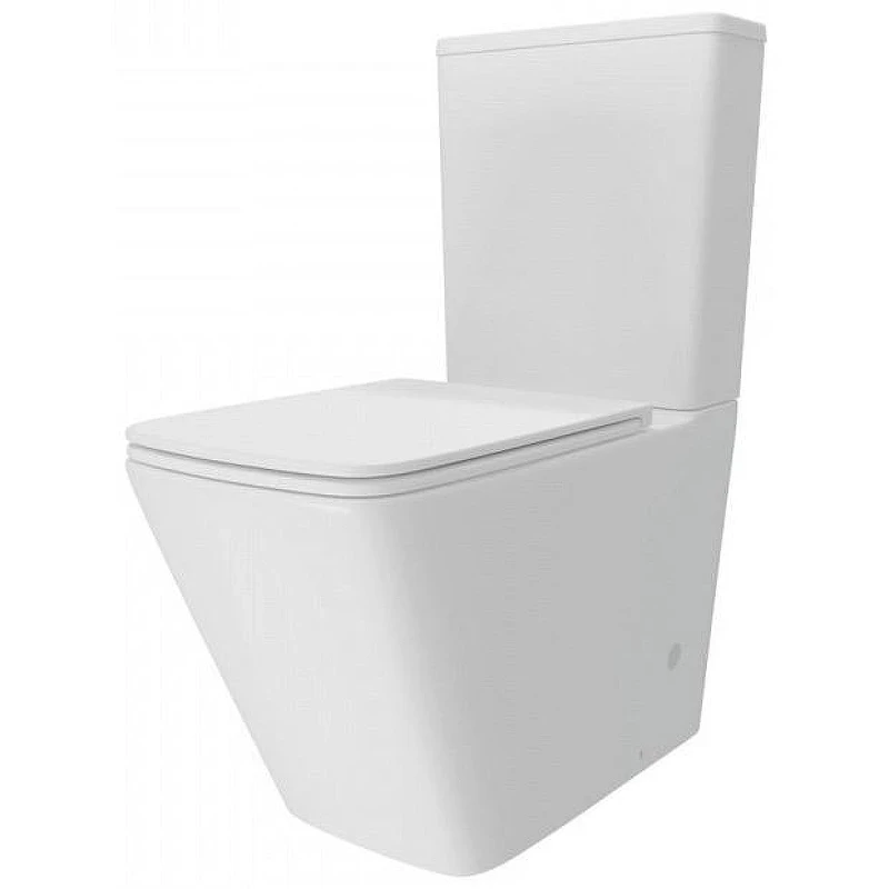 Унитаз компакт WellWant Aura WWUN2113WS цвет Белый с бачком и сиденьем Микролифт
