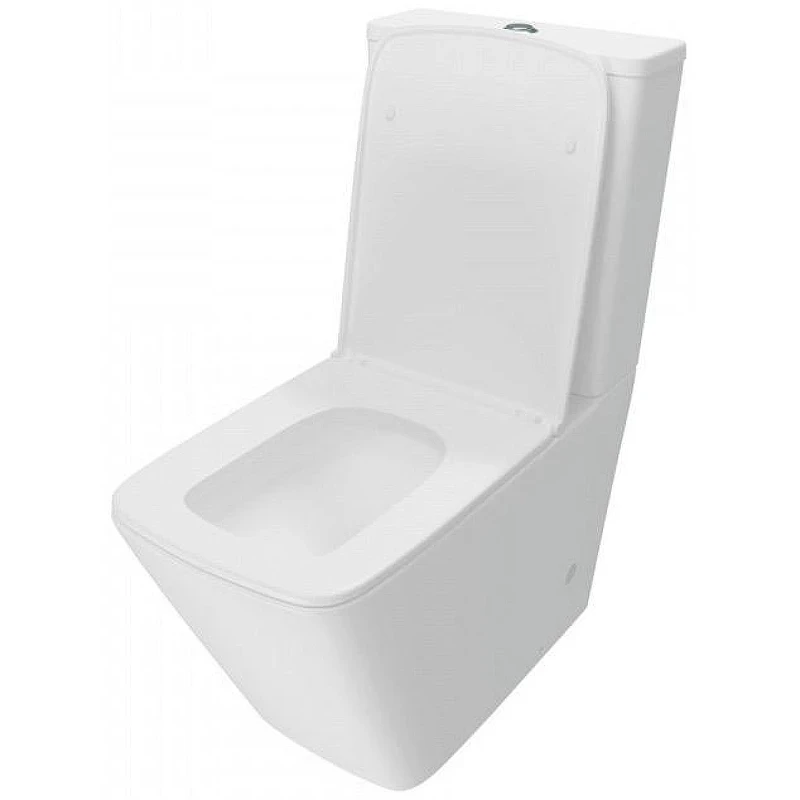 Унитаз компакт WellWant Aura WWUN2113WS цвет Белый с бачком и сиденьем Микролифт