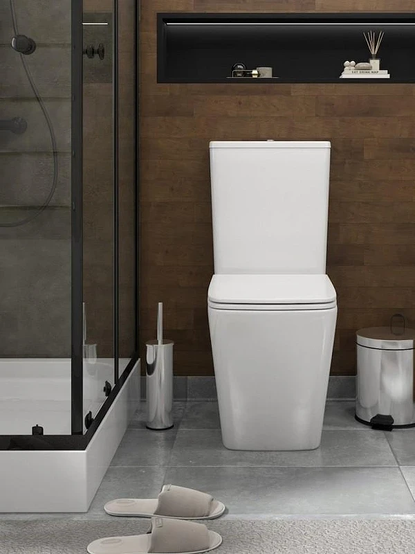 Унитаз компакт WellWant Aura WWUN2113WS цвет Белый с бачком и сиденьем Микролифт