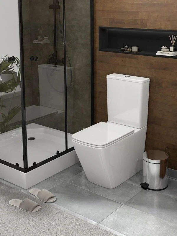 Унитаз компакт WellWant Aura WWUN2113WS цвет Белый с бачком и сиденьем Микролифт