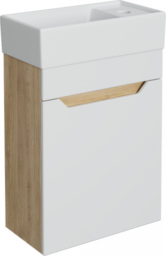 Тумба с раковиной DIWO Архангельск 40 569573 подвесная цвет Дуб сонома