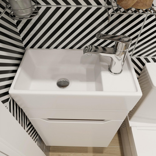 Тумба с раковиной DIWO Архангельск 40 569573 подвесная цвет Дуб сонома