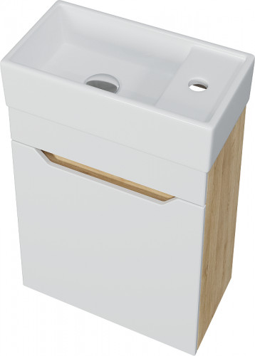Тумба с раковиной DIWO Архангельск 40 569573 подвесная цвет Дуб сонома