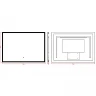 Зеркало Boheme Modern 100x70 544-100 с подсветкой с сенсорным выключателем стекло