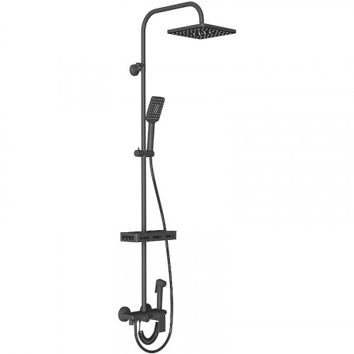 Душевая система Melodia della vita Blues MSC00108С_bk Черная матовая