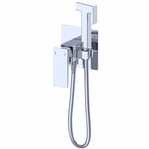 Гигиенический душ со смесителем Wonzon &amp; Woghand Cube 2.0 WW-88829068-CR цвет Хром