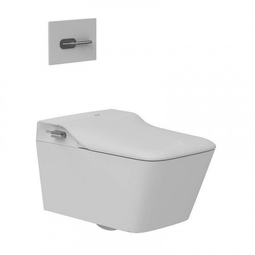 Унитаз биде Arrow AKB2130EWH подвесной цвет Белый глянцевый с сиденьем Микролифт