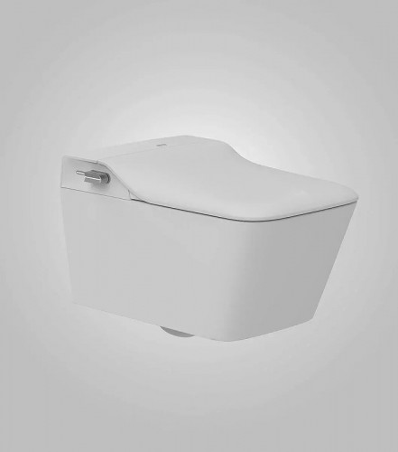 Унитаз биде Arrow AKB2130EWH подвесной цвет Белый глянцевый с сиденьем Микролифт