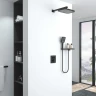 Душевая система Vincea Inspire VSFW-321MT1RMB с термостатом Черная матовая латунь встраиваемый