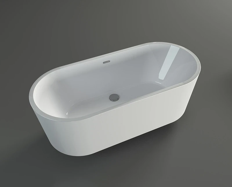 Акриловая ванна BelBagno 177x80 BB109-177-80 без гидромассажа