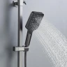Душевая система Shevanik S4636T цвет Оружейная сталь