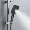 Душевая система Shevanik S4636T цвет Оружейная сталь