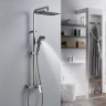 Душевая система Shevanik S4636T цвет Оружейная сталь