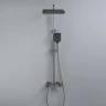 Душевая система Shevanik S4636T цвет Оружейная сталь