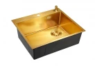 Кухонная мойка Emar PVD 56 EMB-560(TOP) PVD цвет Golden