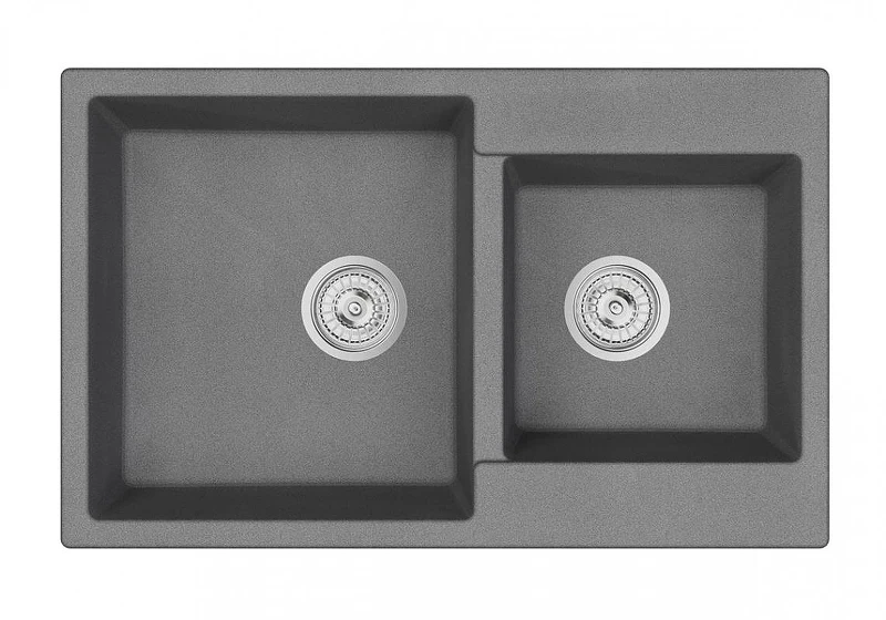 Кухонная мойка Emar Quartz 80 EMQ-2800.Q цвет Антрацит